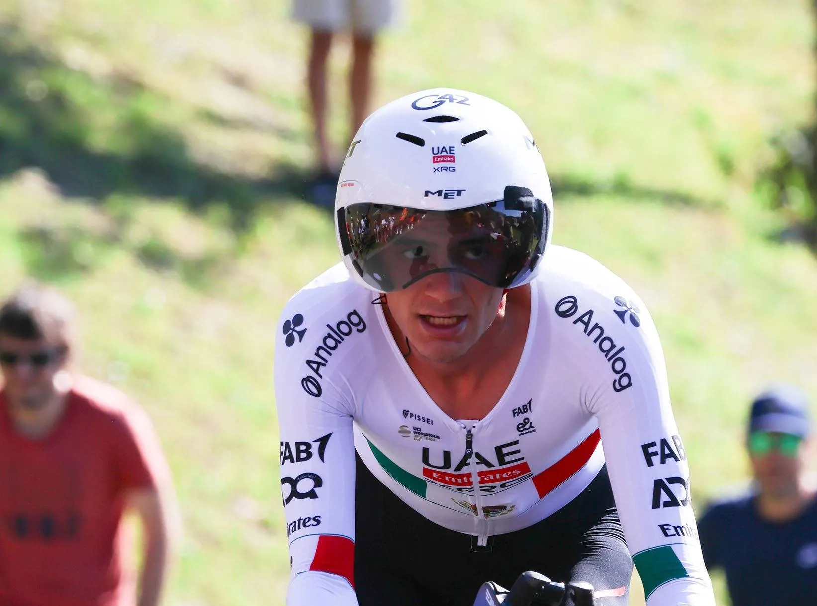 Isaac del Toro during the time trial at the 2026 Itzulia Basque Country