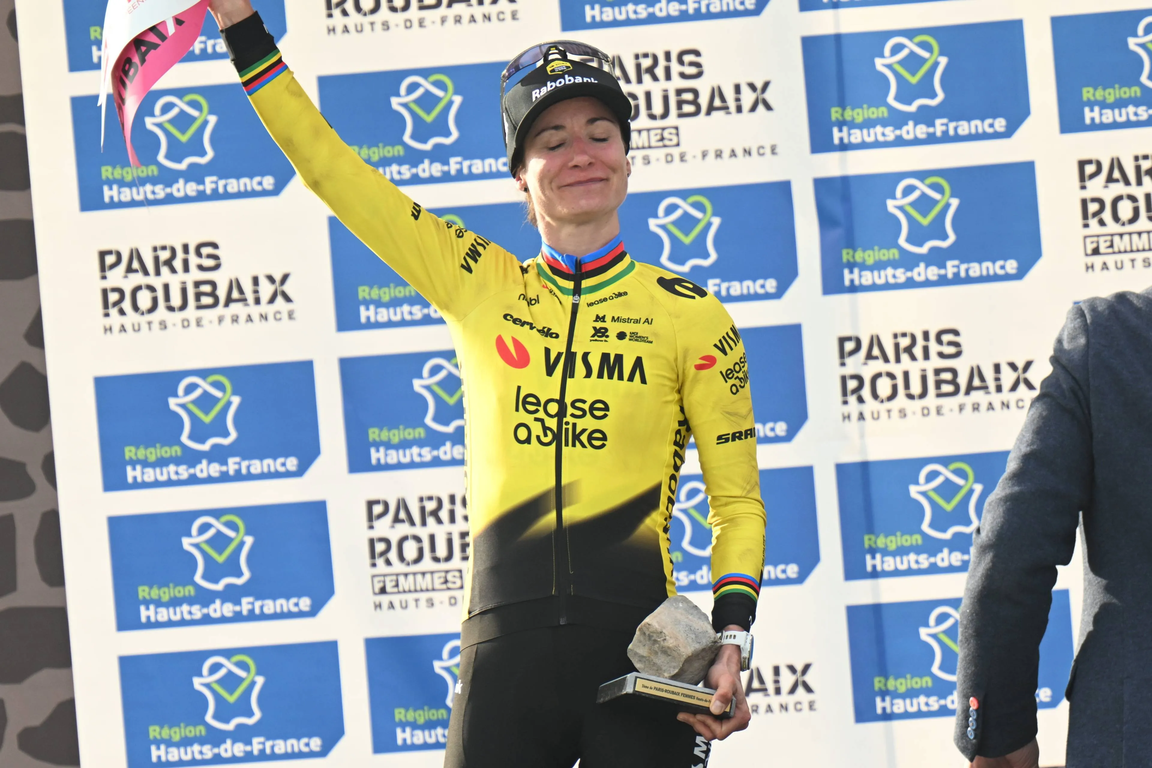Marianne Vos at the 2026 Paris-Roubaix Femmes