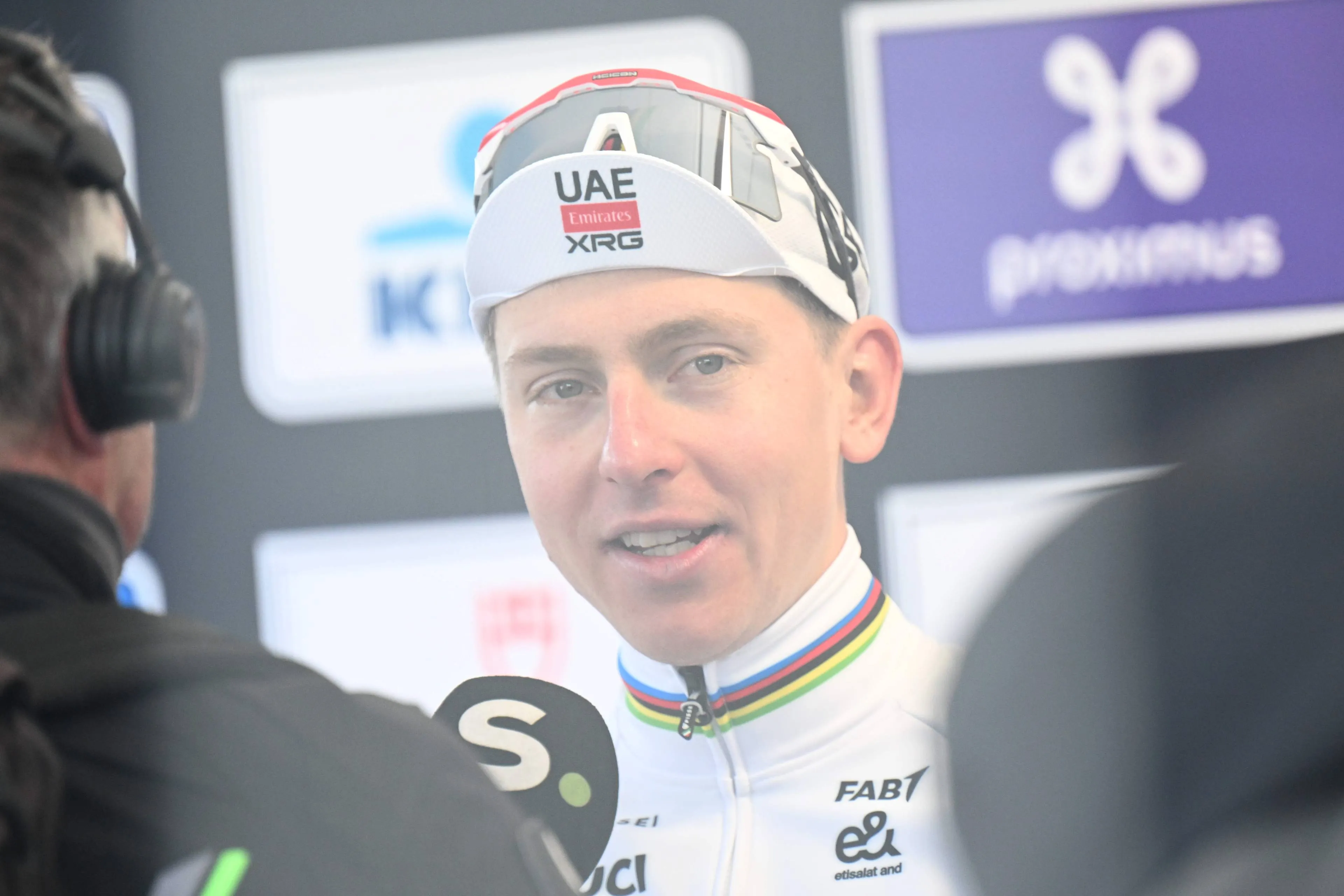 Tadej Pogacar at the 2026 Tour of Flanders