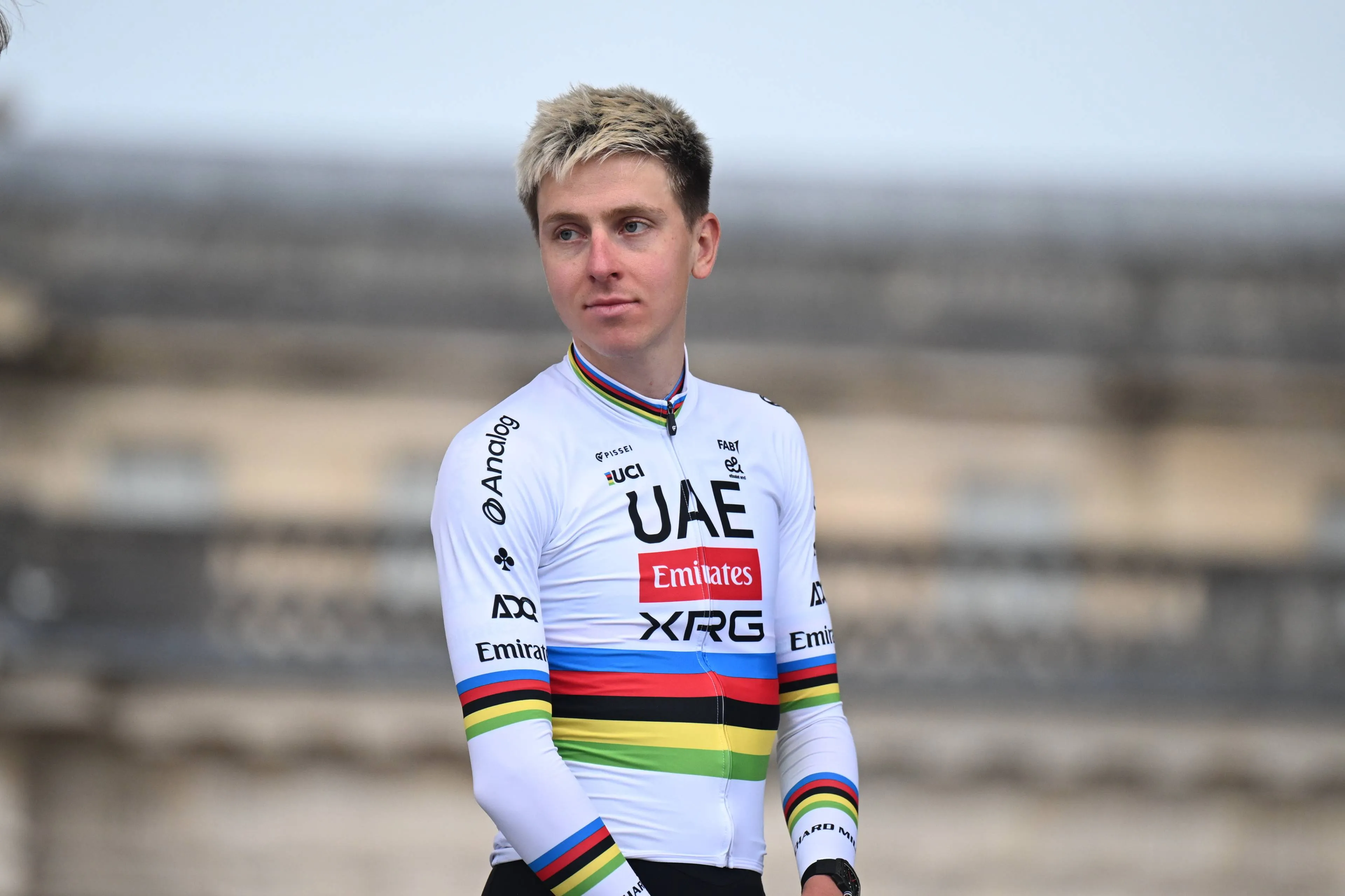 Tadej Pogacar ahead of Paris-Roubaix 2026