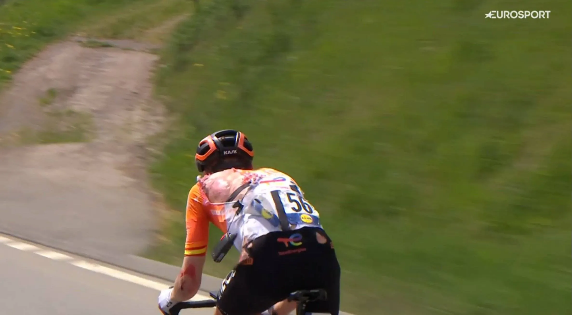 Carlos Rodriguez left with road rash after Tour de Romandie crash
