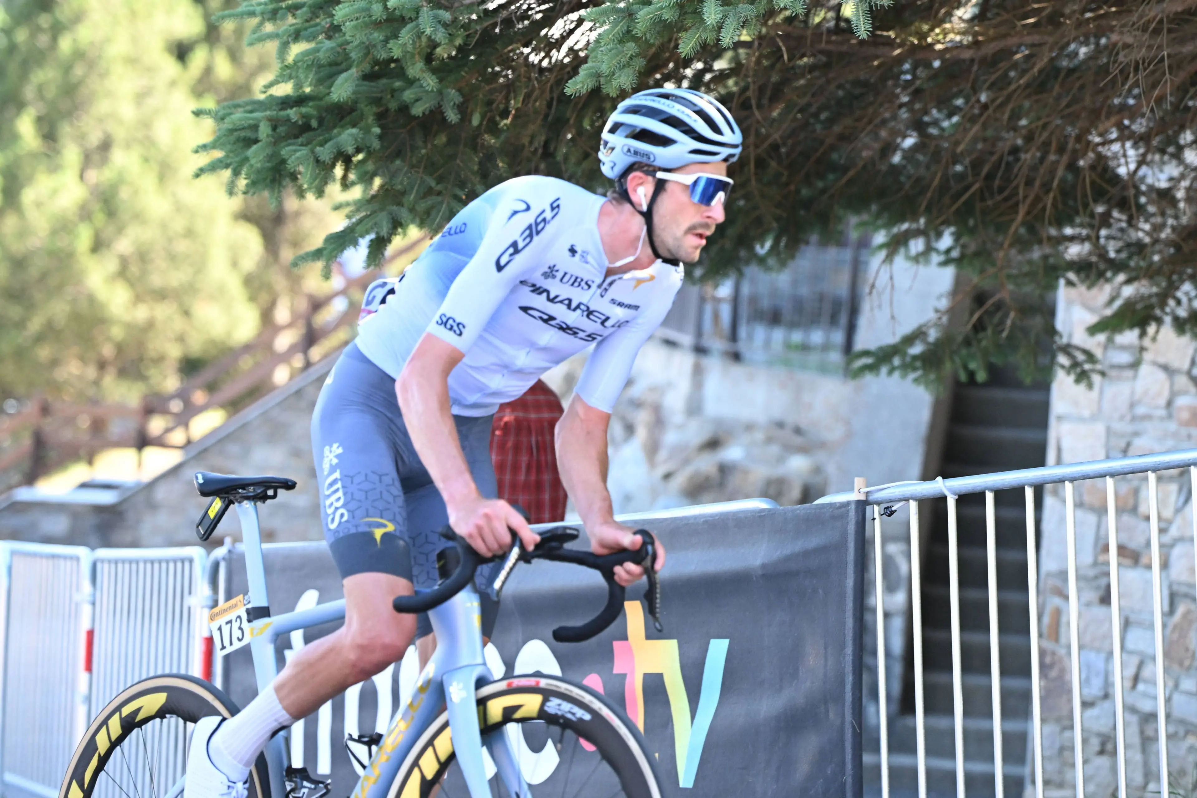 Chris Harper in action at the 2026 Tour de France