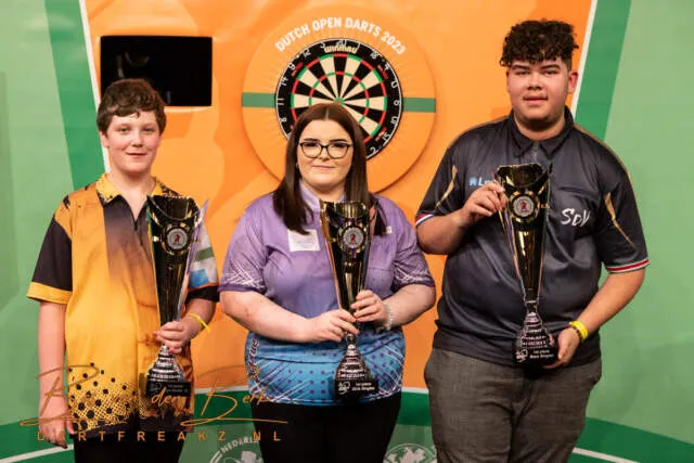 Jeugdtitels Dutch Open 2023 naar De Vries, Mckinlay en Baalmans
