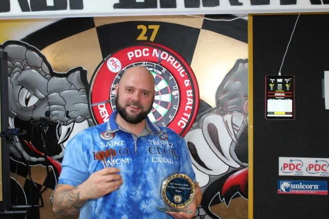 Dennis Nilsson kwalificeert zich voor Belgian Darts Open