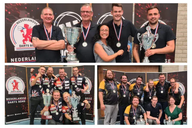 De Nederlandse 2e, 3e & 4e divisie kampioenen zijn bekend