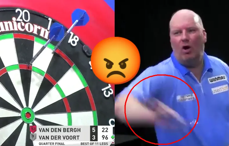 VIDEO: Vincent van der Voort is woest en gooit daarom onderhands
