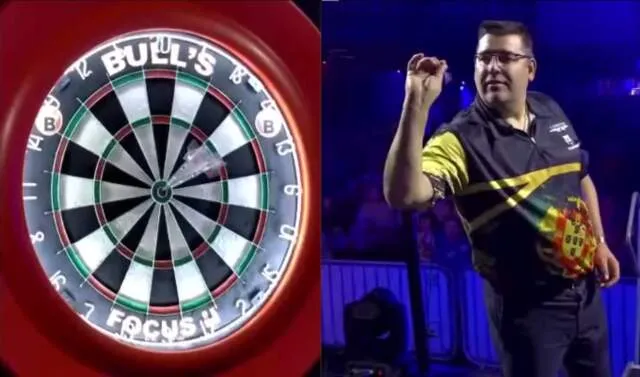 VIDEO: Jose de Sousa gooit bizarre 150-finish via bull-bull-bull
