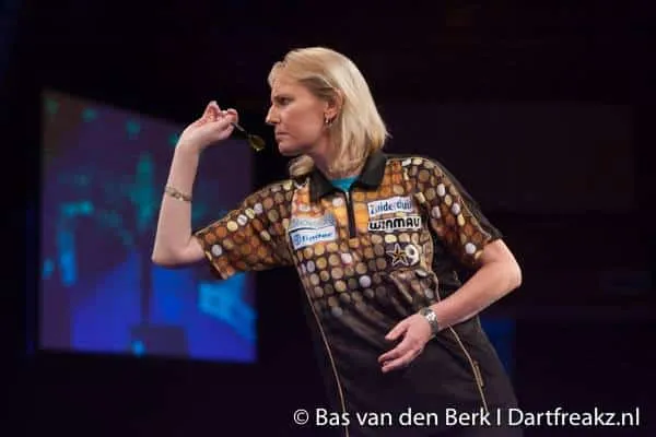 Trina Gulliver doet ook mee op World Senior Darts Championship