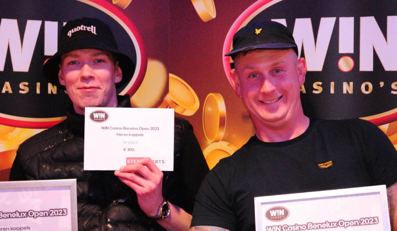 WIN Casino Benelux Open 2023: Koppeltitels voor Lens/Van Schie en Noijen/Ijpelaar