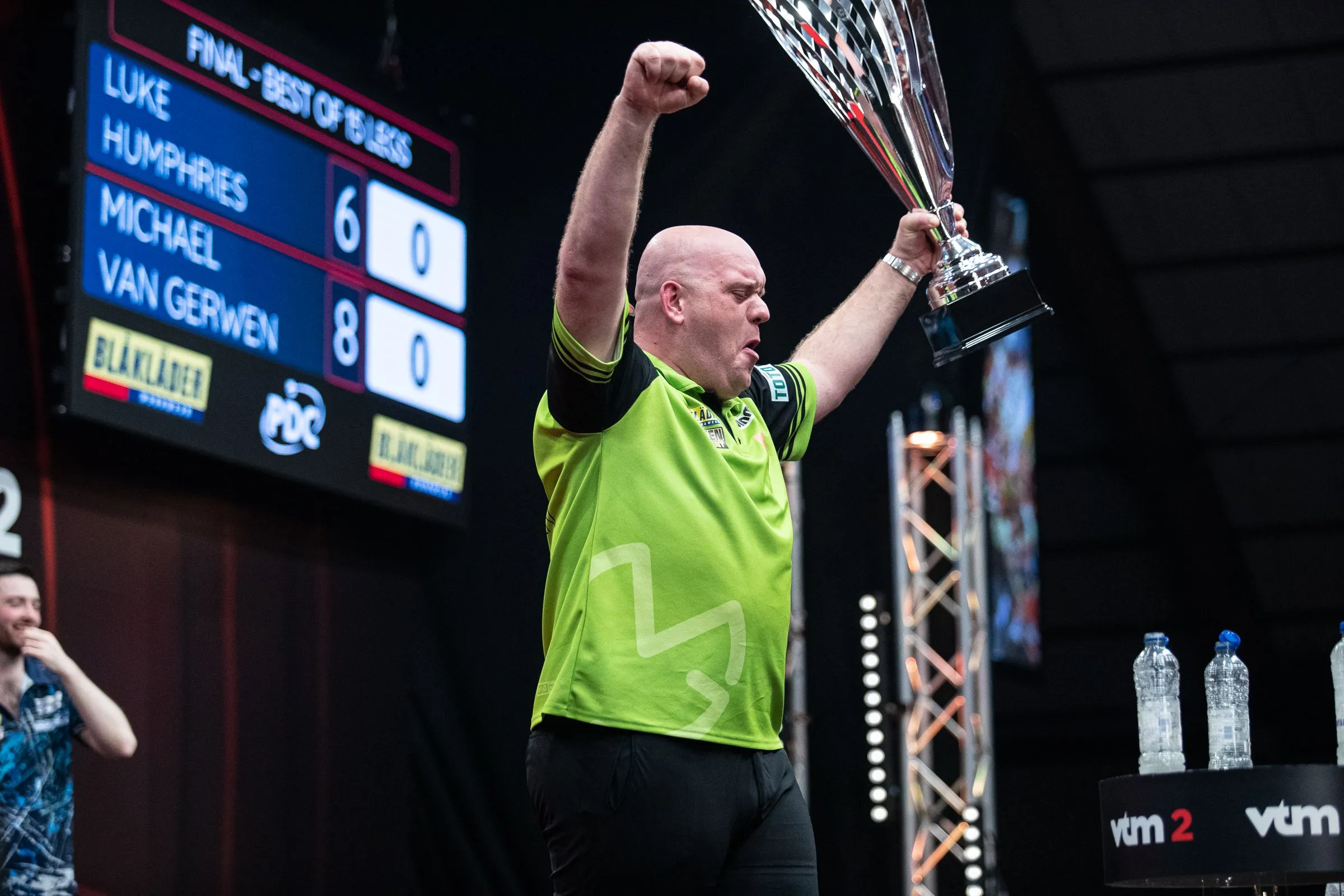 PDC Order of Merit: Van Gerwen nieuwe nummer 2, Huybrechts zakt