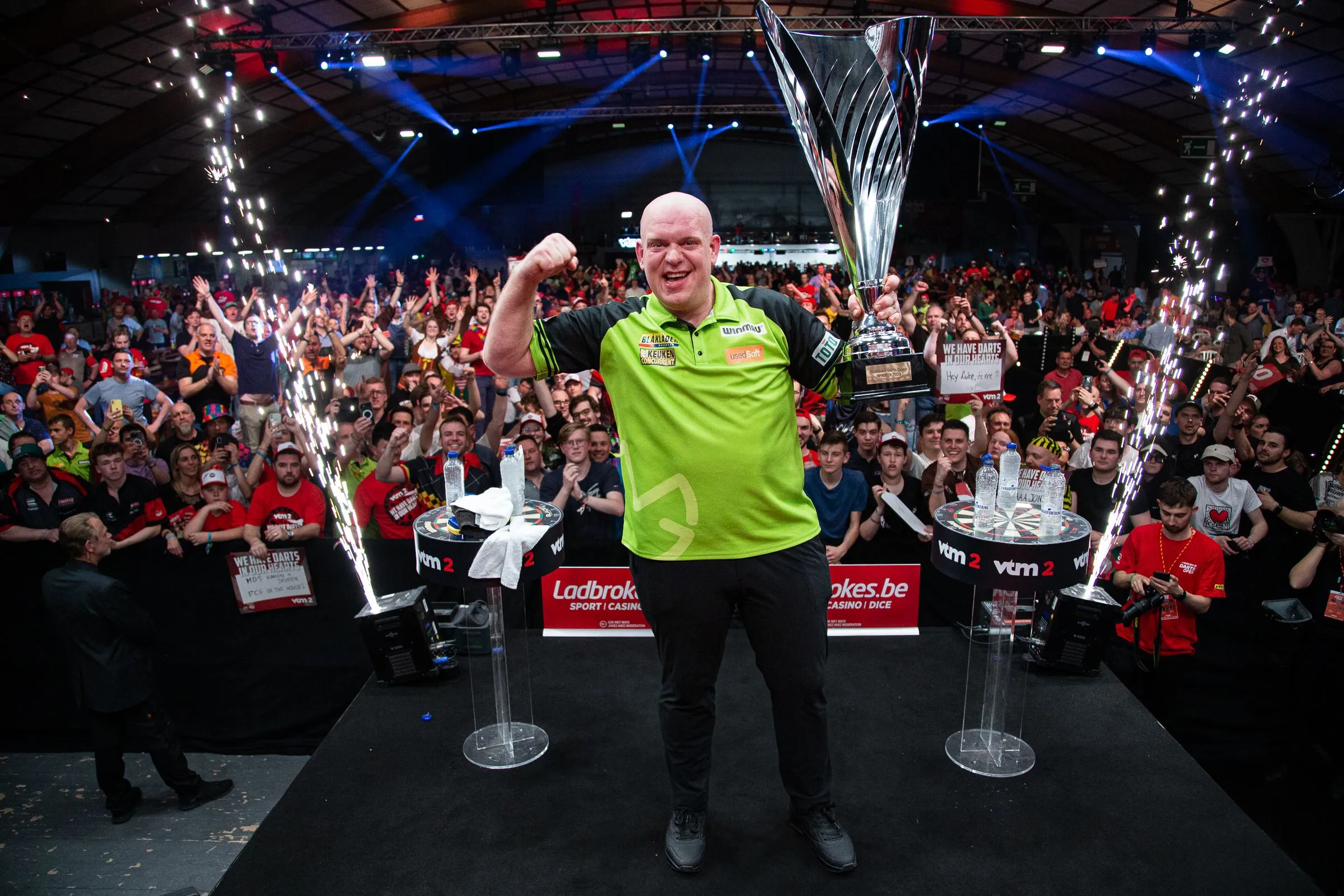 Dit weekend de PDC Eurotour in het Belgische Wieze, het speelschema is bekendgemaakt