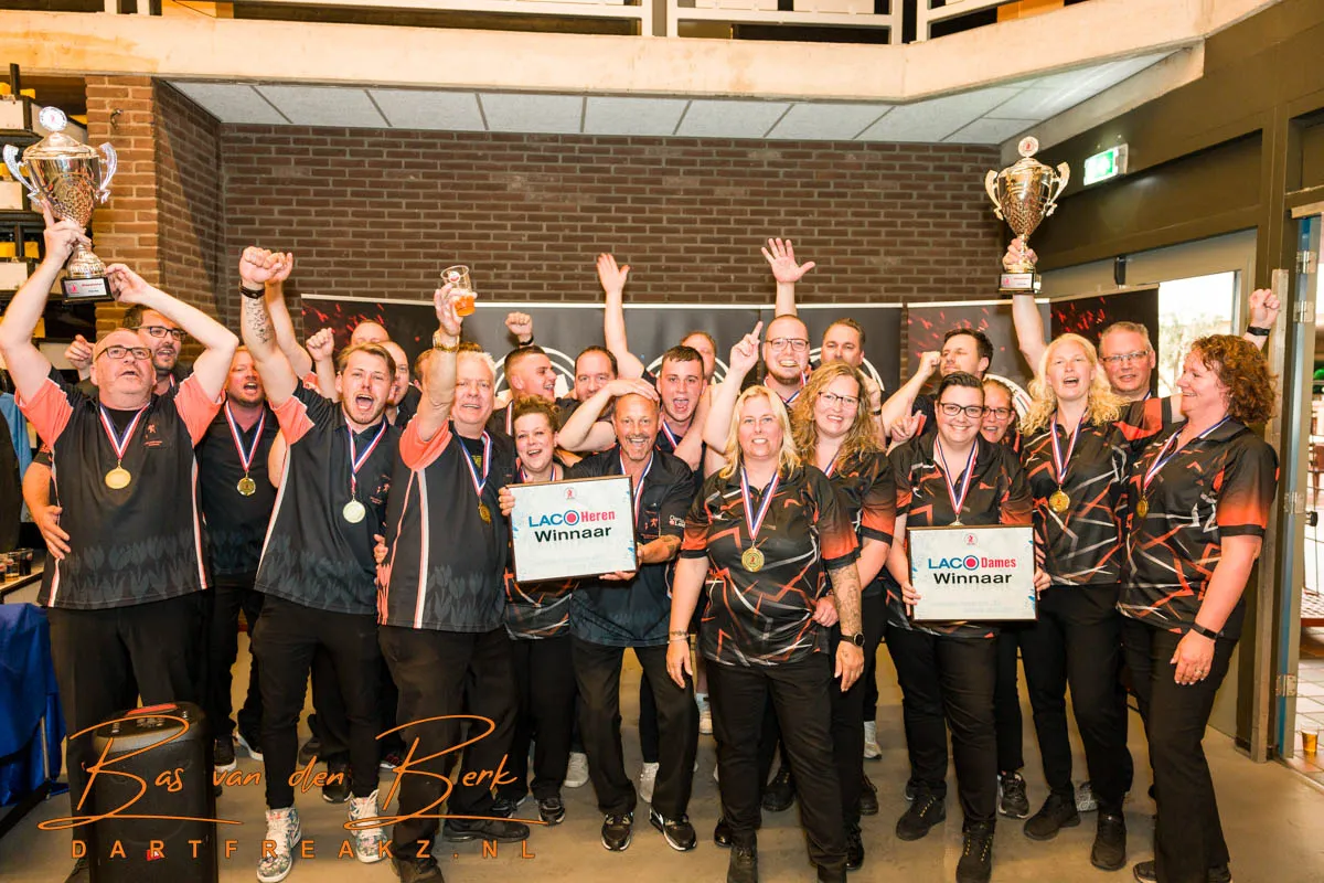 LACO finale dag Barneveld gewonen door de dames van de DBMN en de heren van de DBBR