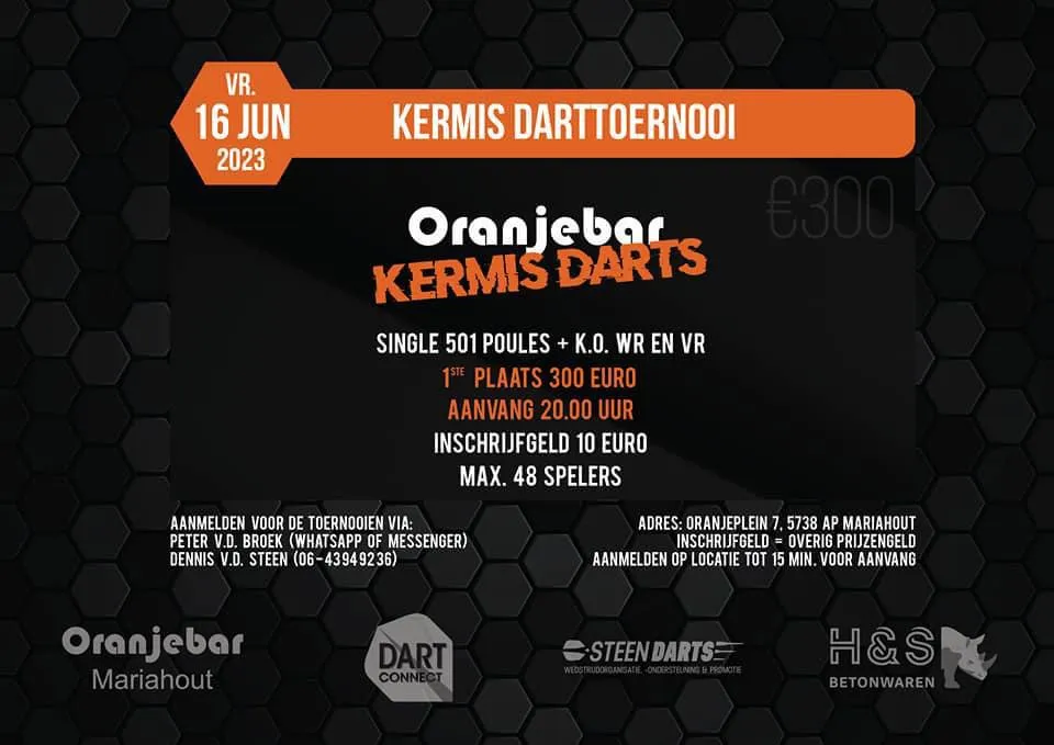 Derde open dartevenement dat meetelt voor PDC Q-School 2024 Ranking op vrijdag 16 juni