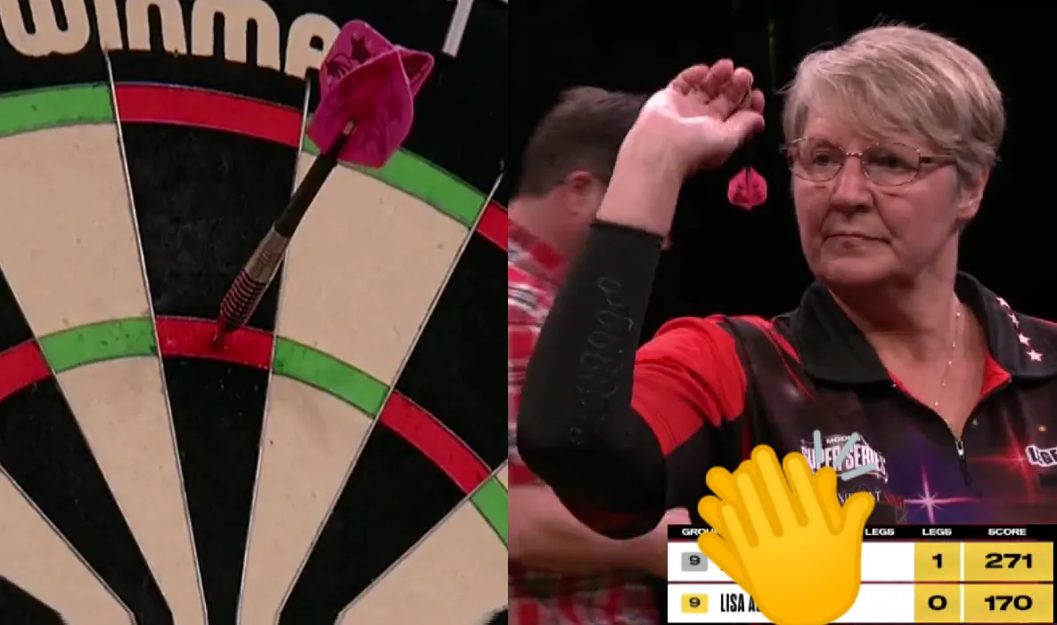 VIDEO: Lisa Ashton speelt zich in de schijnwerpers met dit moment tegen Nederlander