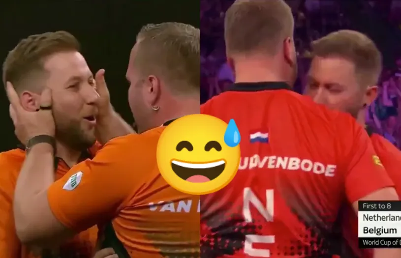VIDEO: Van Duijvenbode gebruikt Noppert als 'milkshake' en bezorgt hem een kaakslag