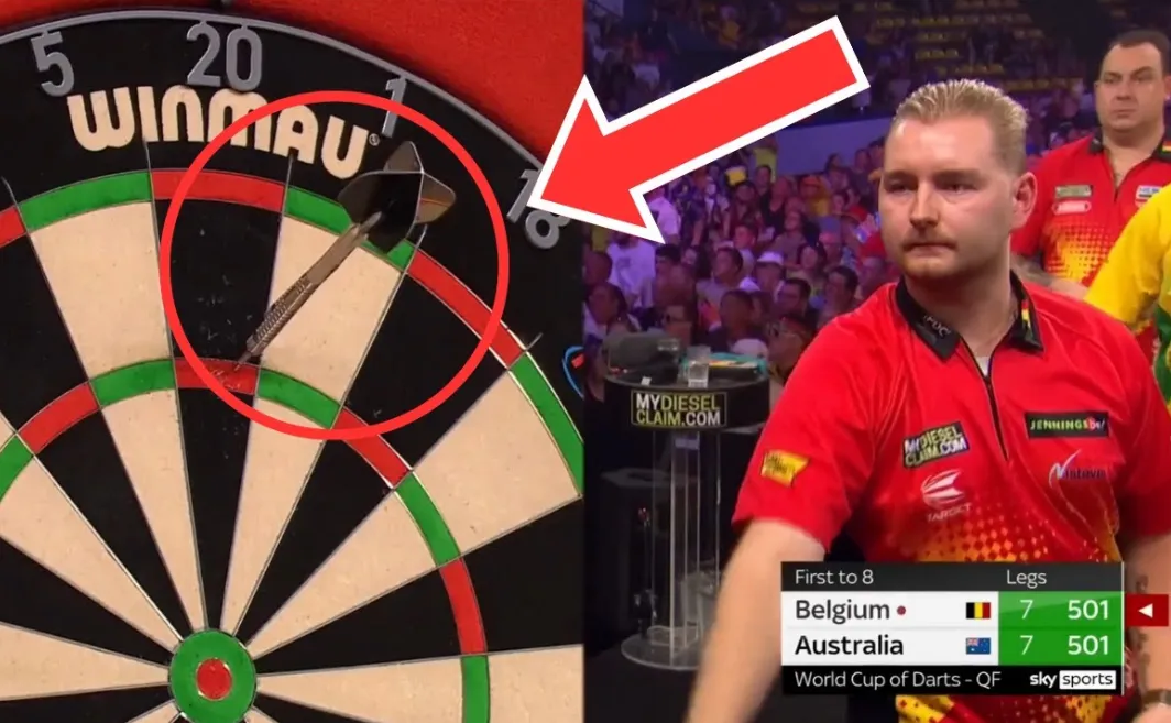 Dit is wat er gebeurde tijdens opmerkelijk incident team België op World Cup of Darts
