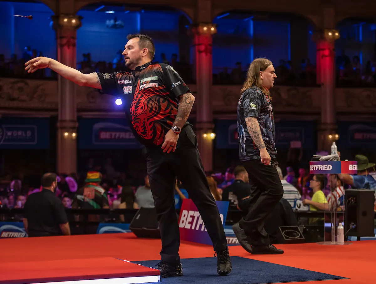Jonny Clayton de nieuwe bullseye finishes meester van de World Matchplay