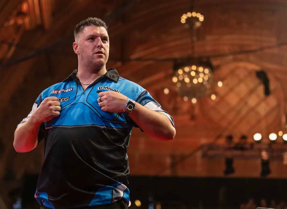 Daryl Gurney heeft pas 1 keer gefaald vanaf een 2 darts finish dit toernooi