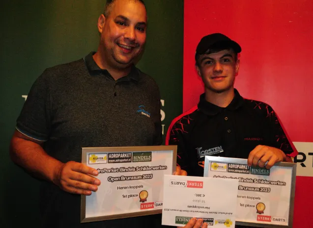 Koppeltitels Open Brunssum 2023 voor Wattimena/Verhagen en Van Dongen/Eijkenboom