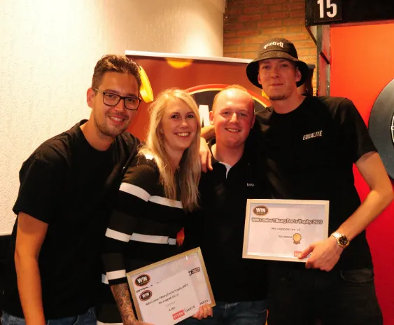 WIN Casino Tilburg Darts Trophy 2023: Mix-titel voor Van Schie/Lenderink en Tac-tics winst voor Vos/Fransen