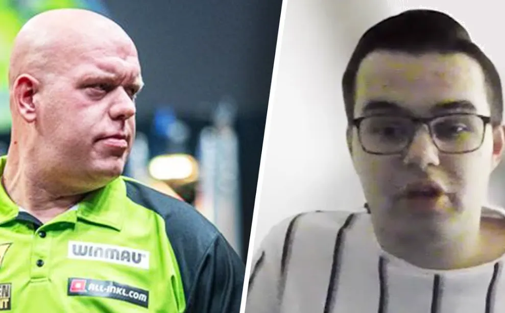 Gian van Veen reageert op incident met Michael van Gerwen op European Championship