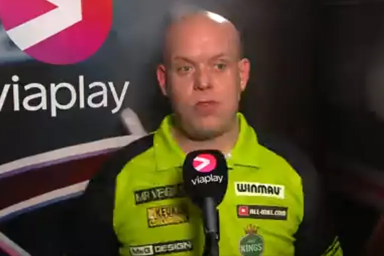 Michael van Gerwen reageert op incident met Rob Cross na gewonnen partij