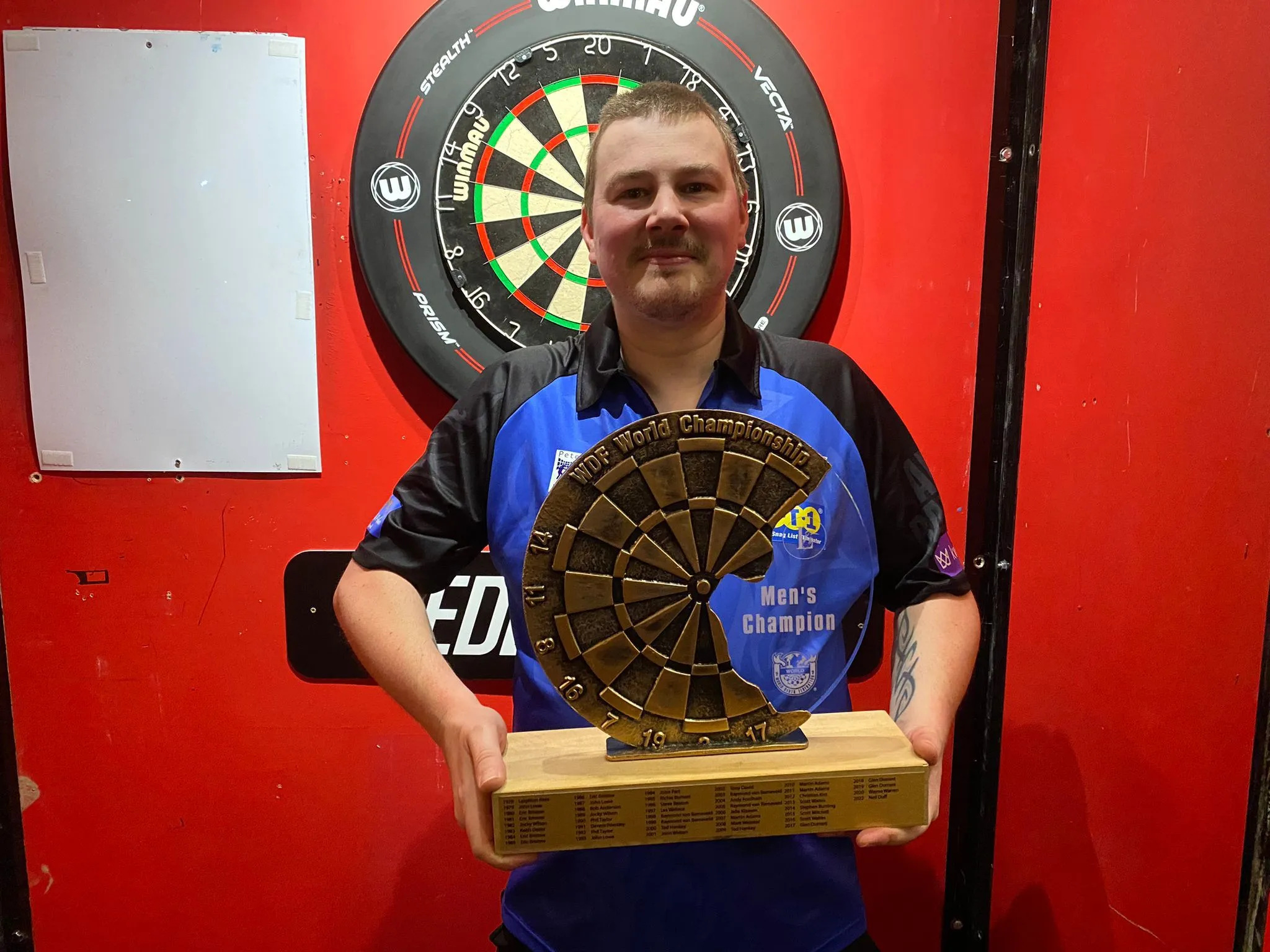 Belgische darter Andy Baetens triomfeert op WDF WK, maar wat met de beloning?