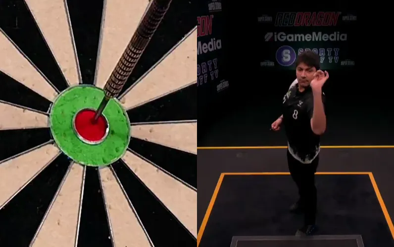 Pijlsnelle Amerikaan verpulverd wereldrecord James Wade op de bulls-eye in 1 minuut