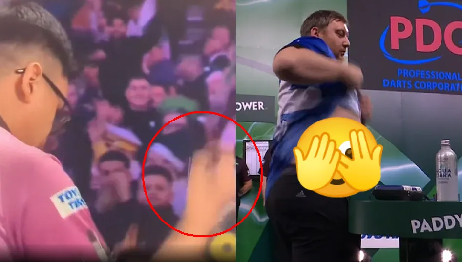 Bizarre taferelen op WK-podium: Rodriguez gooit pijlen van podium en Menzies doet dit