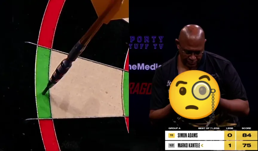 WK-tegenstander Ricky Evans maakt kijkers gek vanwege rare tik na iedere legwinst