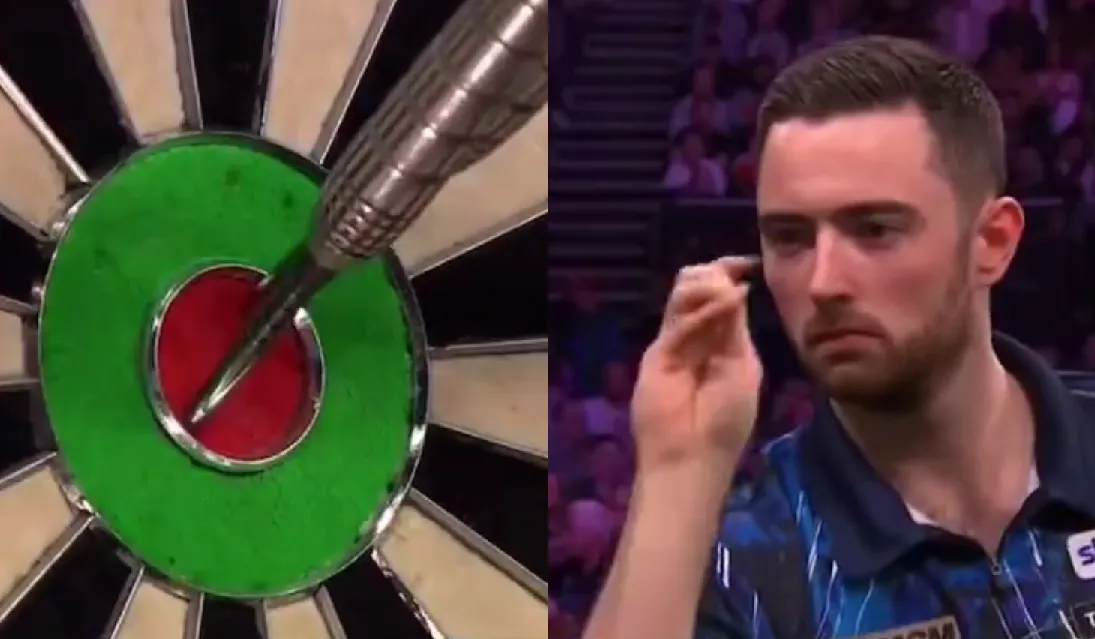 Luke Humphries stuurt Peter Wright naar huis met een wel hele bijzondere finish
