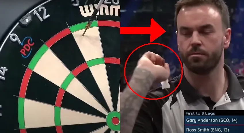 Ross Smith wordt op cruciaal moment in finale afgestraft door de scheidsrechter
