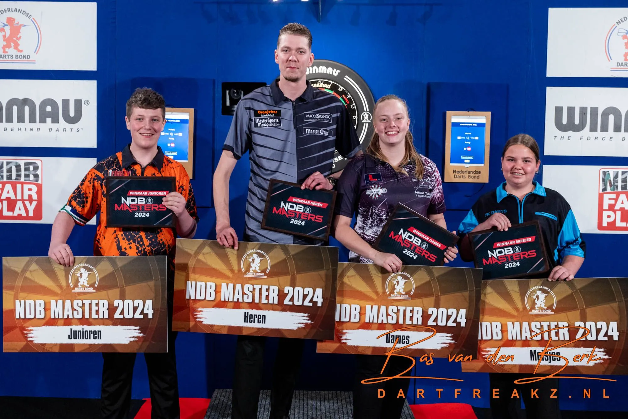Van Schie, Rietbergen, Baalmans en Kersbergen zijn de NDB Masters van 2024