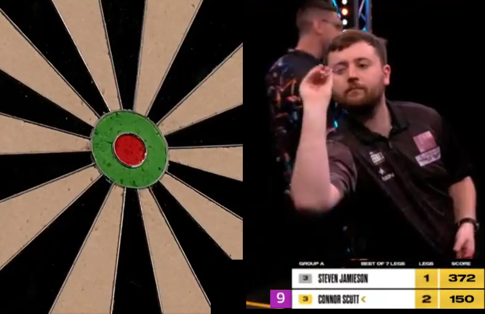 VIDEO: Connor Scutt kiest voor meest bizarre route voor een 9-darter ooit