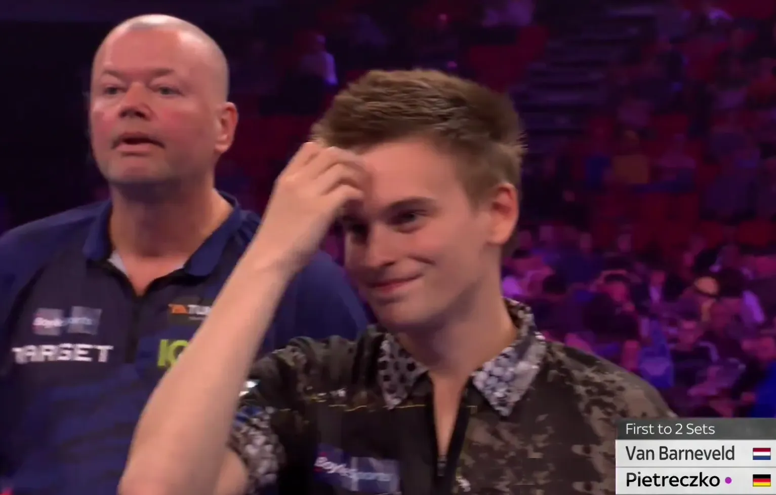 Blunder voor Pietrezko tijdens zijn duel met Van Barneveld op World Grand Prix