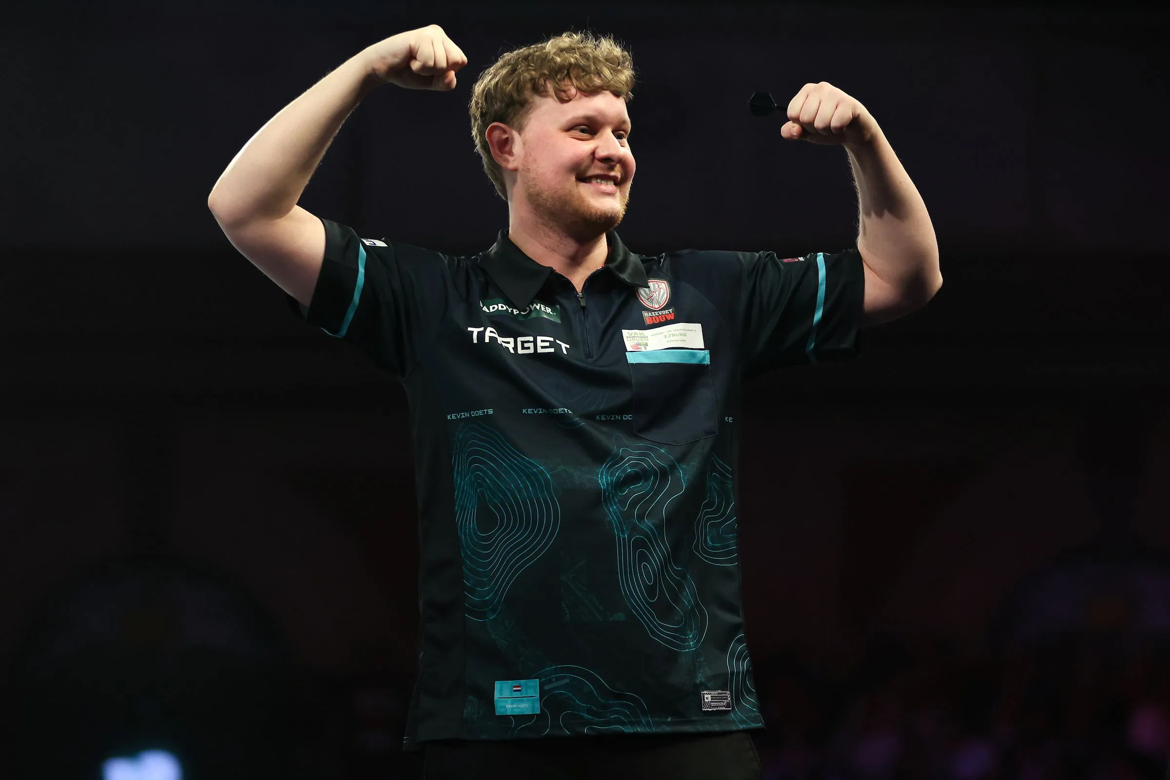Kevin Doets naar ronde twee PDC WK 2026 na winst op Matthew Dennant