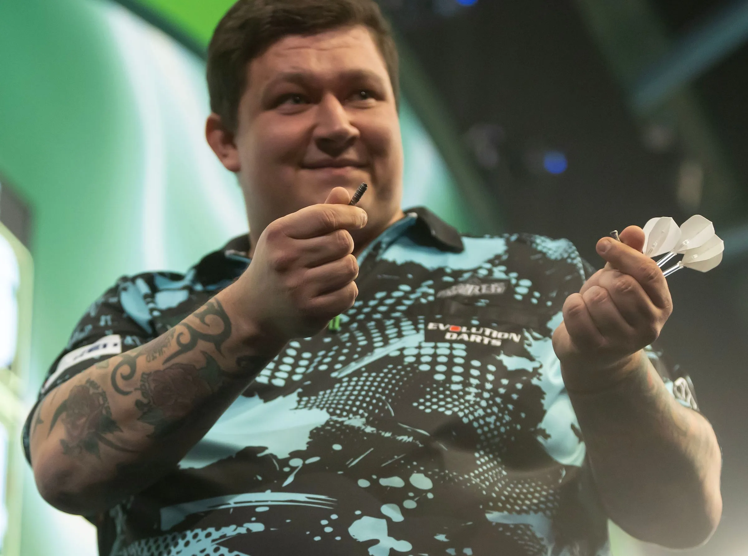 Gotthardt breekt barrel tijdens WK Darts, Soutar entertaint het publiek