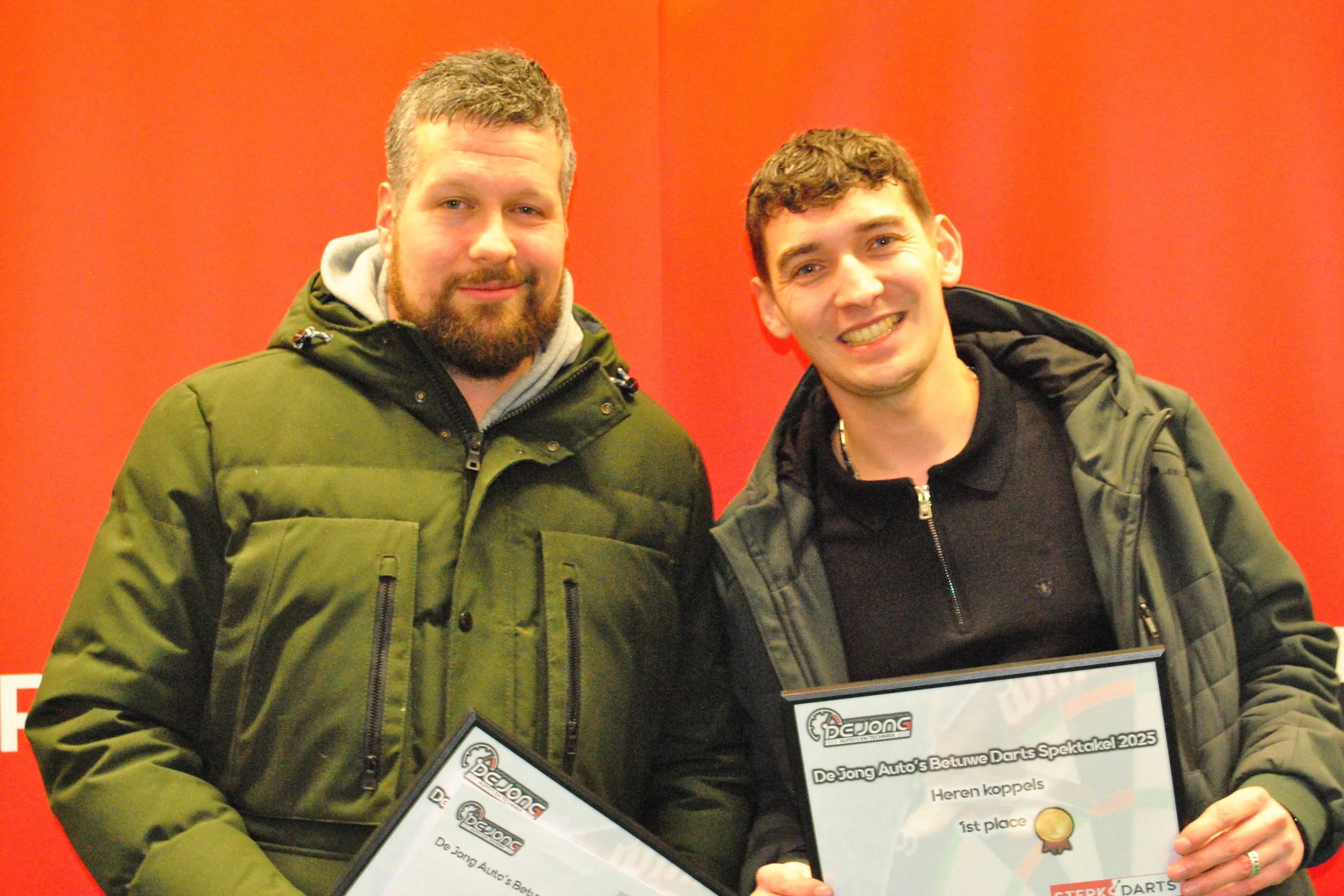 Koppelwinst De Jong Auto's Betuwe Darts Spektakel voor De Geus/Van den Boogaard en Camijn/Palstra
