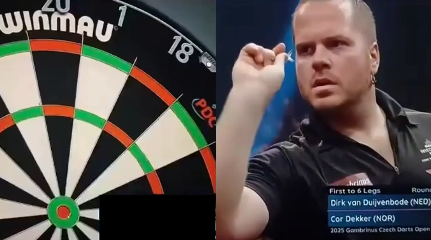 Nooit eerder gooide iemand een 126-finish zoals Dirk van Duijvenbode dit weekend deed