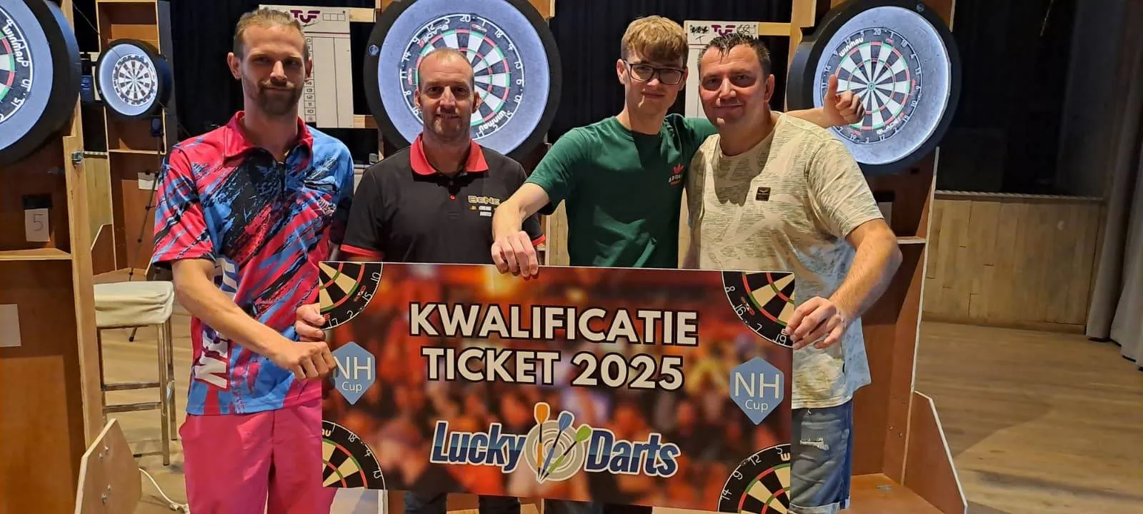 Kevin van Loon, Remco Boogaard, Wesley van de Zande en Dennis Berkhout geplaatst voor NH Cup 2025