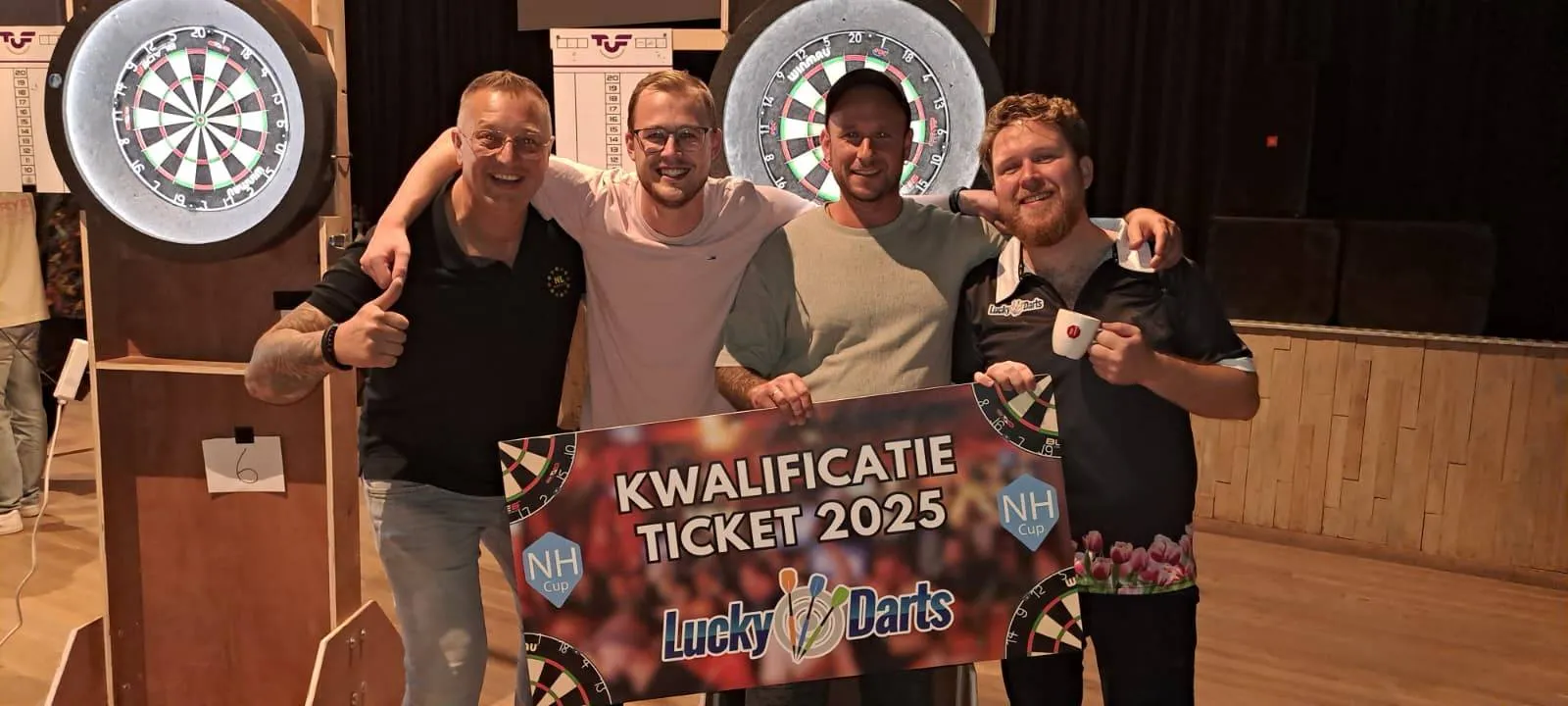 Stefan Hoogenkamp, Kelvin van Dijk, Patrick Schop en Bart Mol geplaatst voor NH Cup 2025