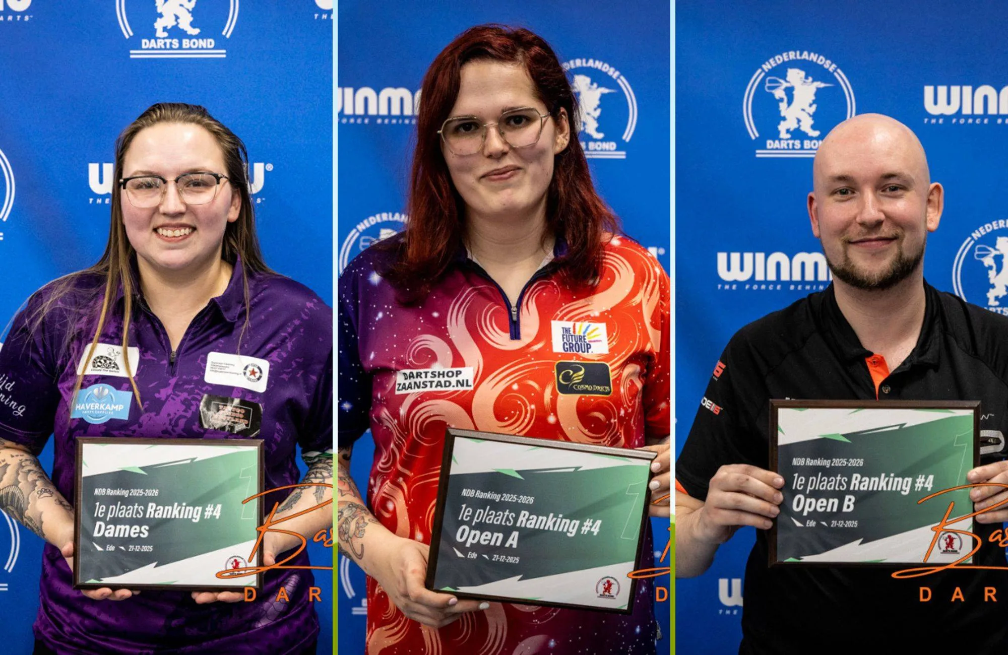 Noa-Lynn van Leuven wint vierde NDB-ranking in Ede, dubbelslag voor Arjo van Golen, Steenbergen heer en meester bij de dames