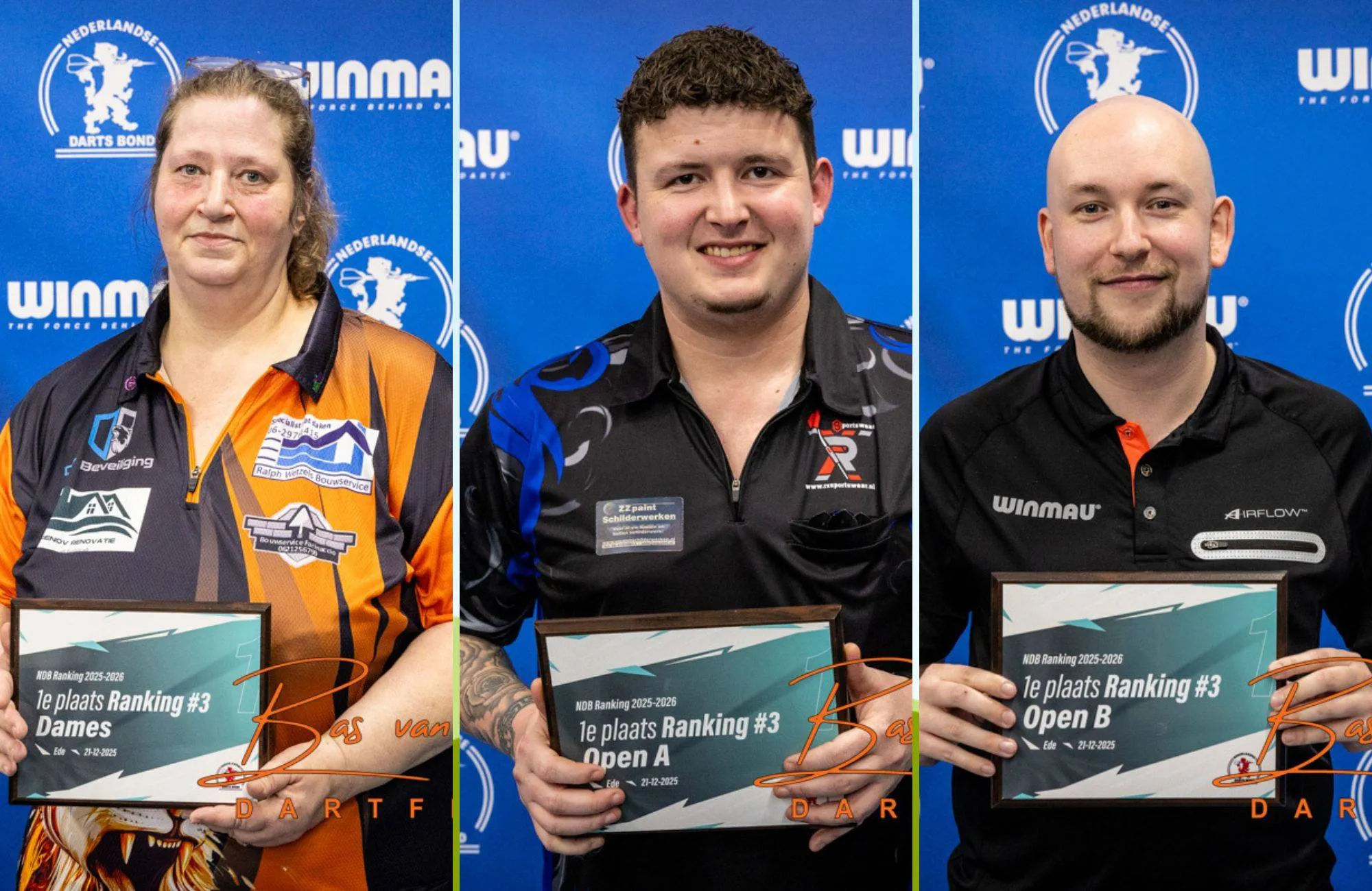 Dylan van Dijk, Arjo van Golen en Anca Zijlstra pakken titels op derde NDB-ranking in Ede