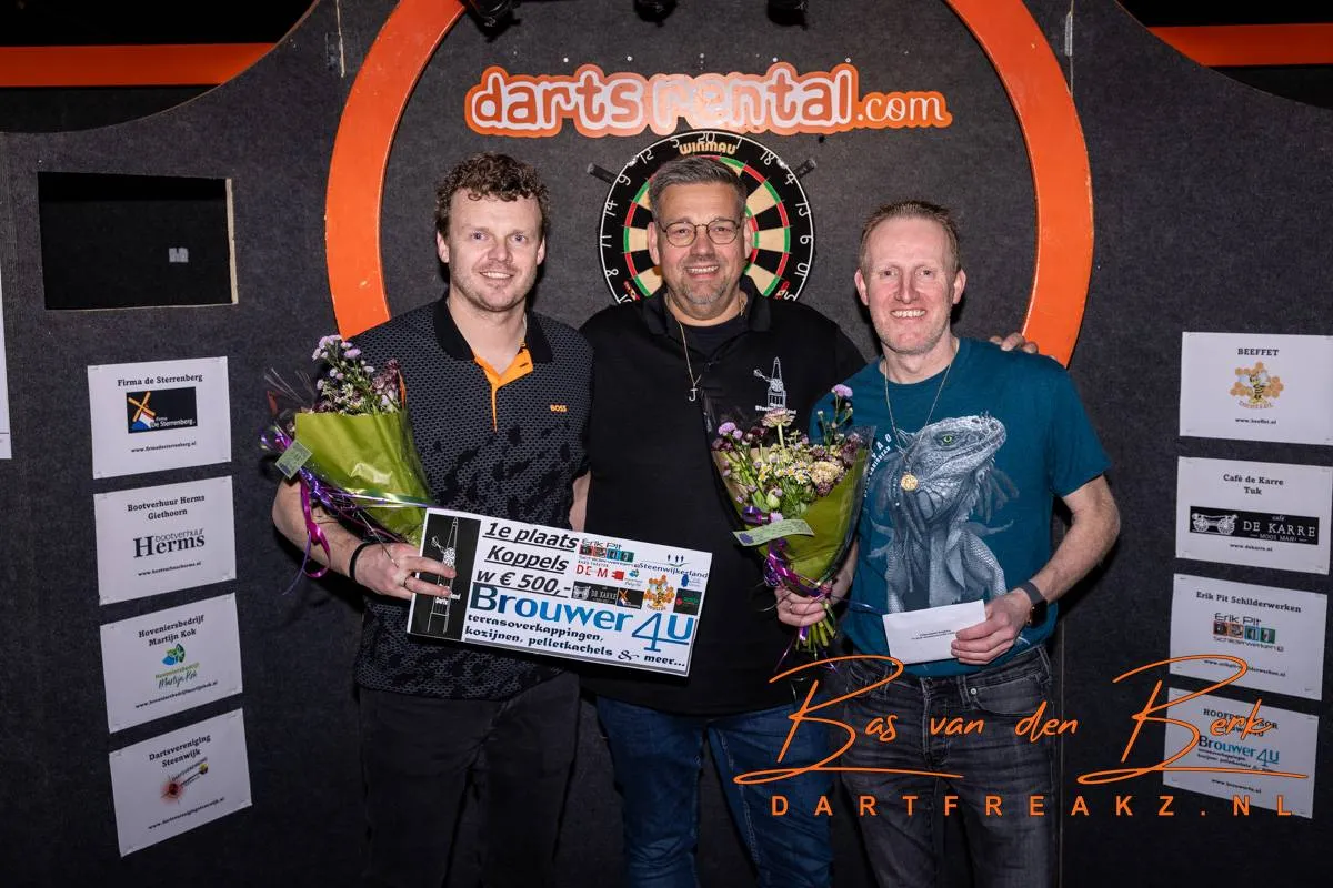 Chris Landman en Richard Veenstra winnen koppels van Open Steenwijkerland 2026