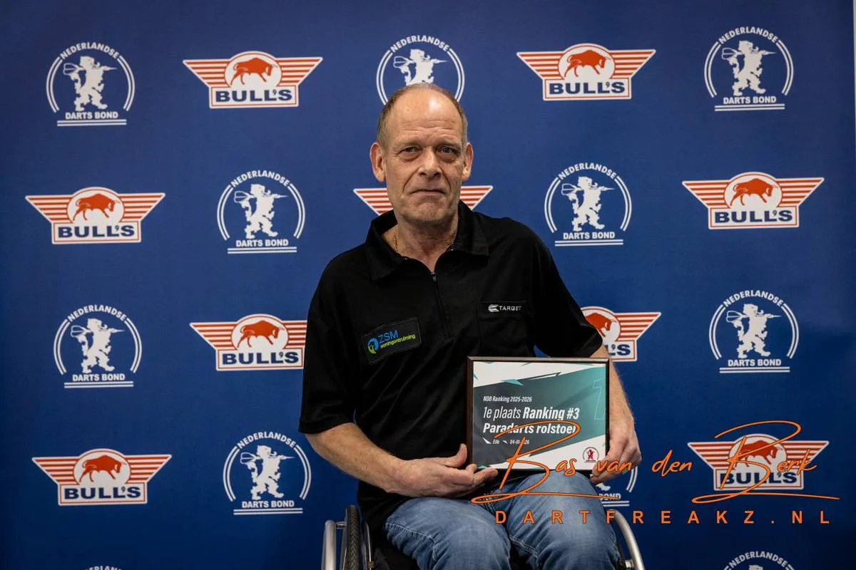 Bakker, Van den Hengel en Verstraaten winnen NDB Paradarts Ranking 3 in winters Ede