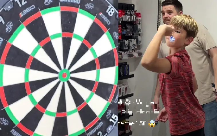 Zoon van Gary Anderson verbaast vriend en vijand door als eerste speler dit te flikken