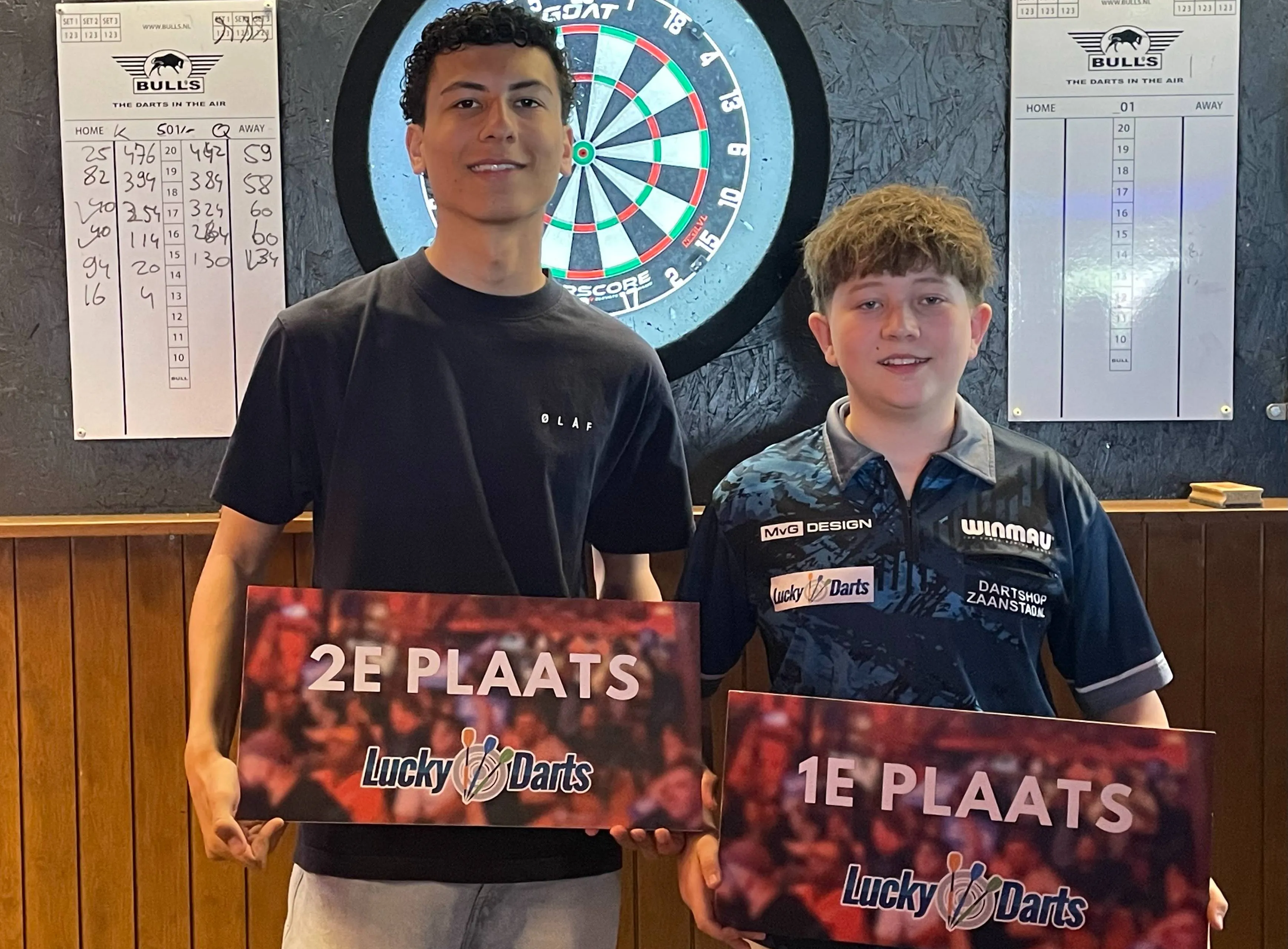 Quinn Sneeboer verslaat Kai Burger in finale van Jeugd Luckydarts Masters kwalificatie in Den Helder