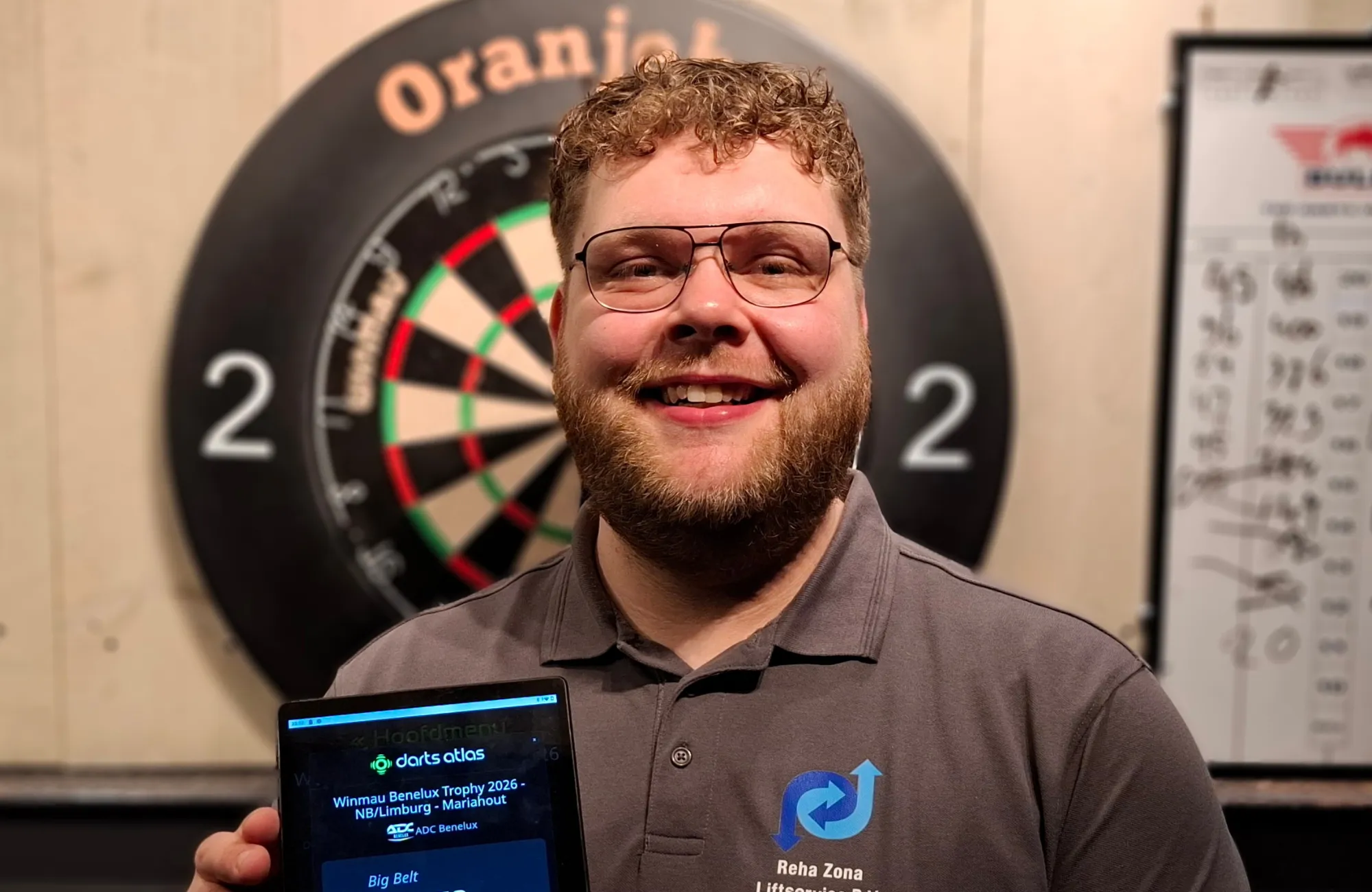 5e Pub Qualifier bij de Oranjebar voor de ADC Winmau Benelux Trophy gewonnen door Remco Riem
