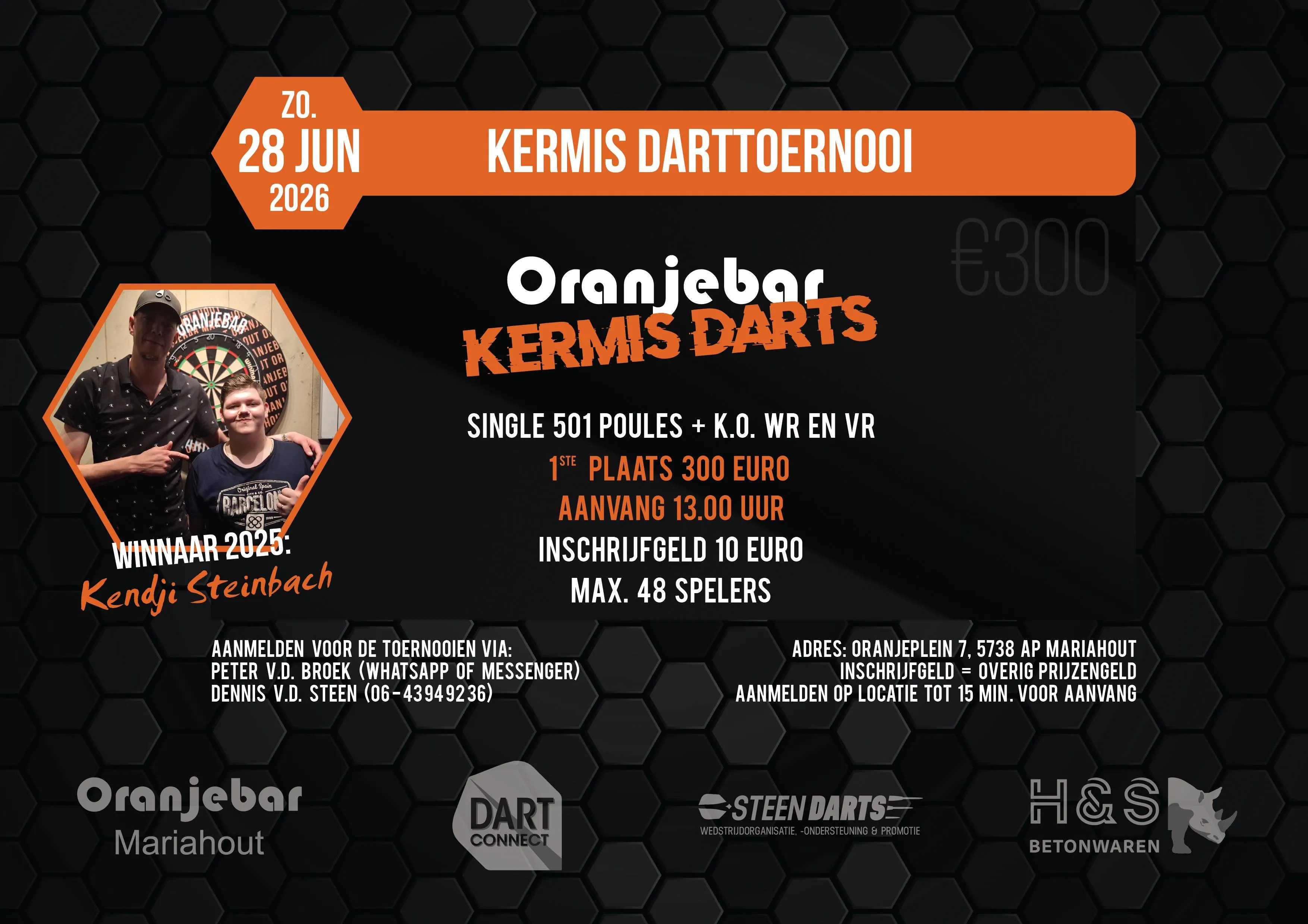 Kermis Darttoernooi 2026