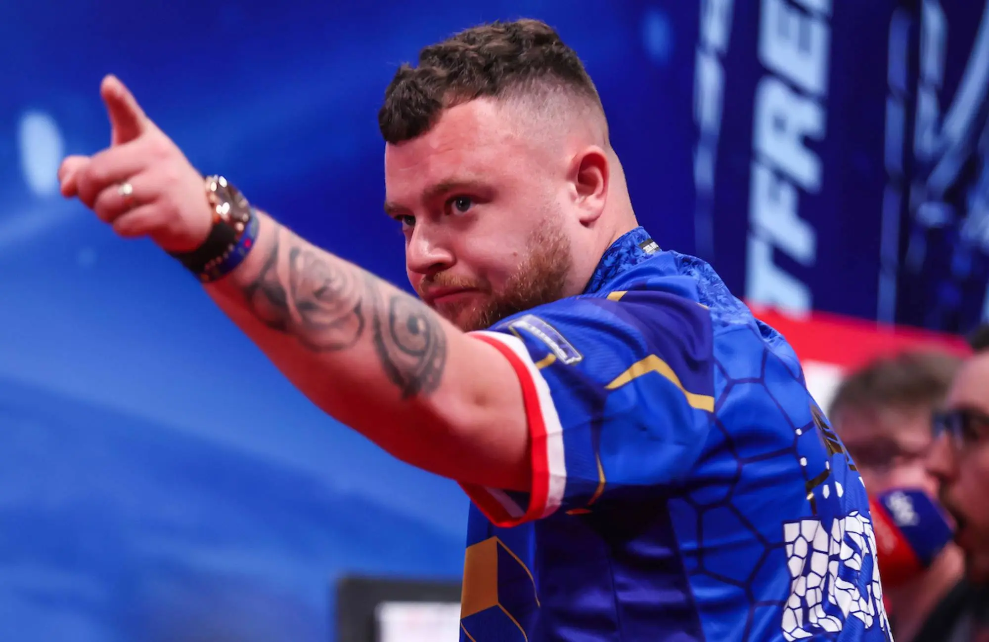 Josh Rock. Ronde 1 World Matchplay 2026